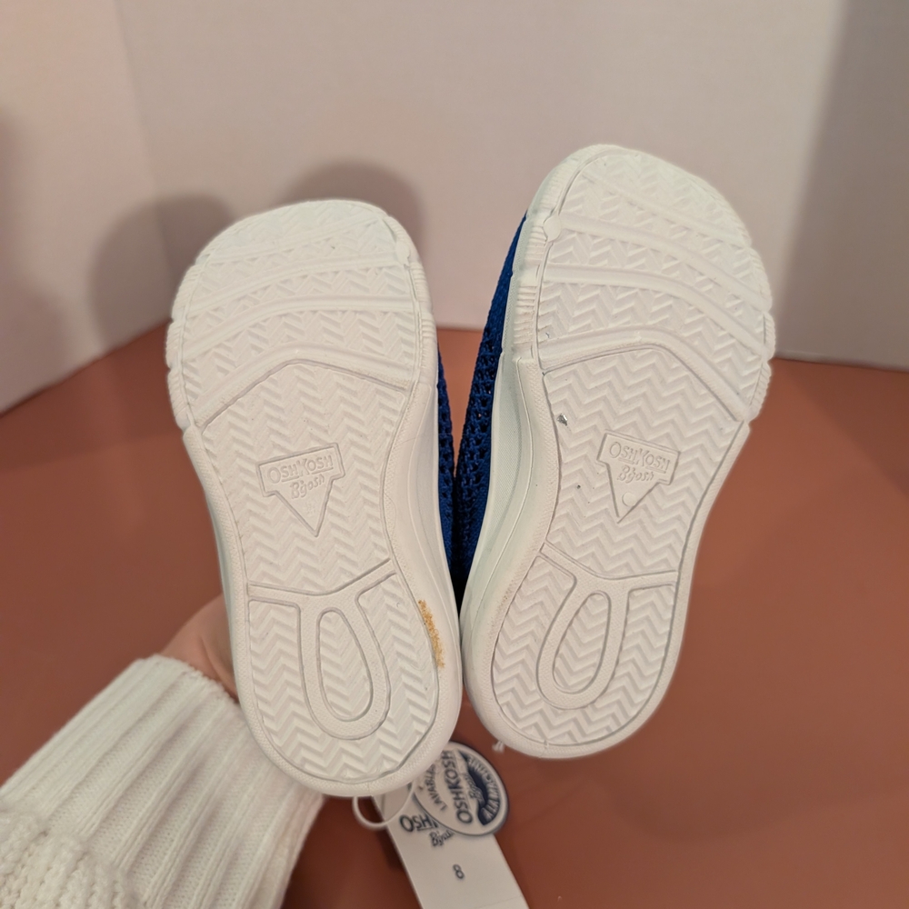 NWT OshKosh B'Gosh Toddler Boys Blue Tahoe Water Friendly Sneaker in Size 8 - Picture 7 of 9
